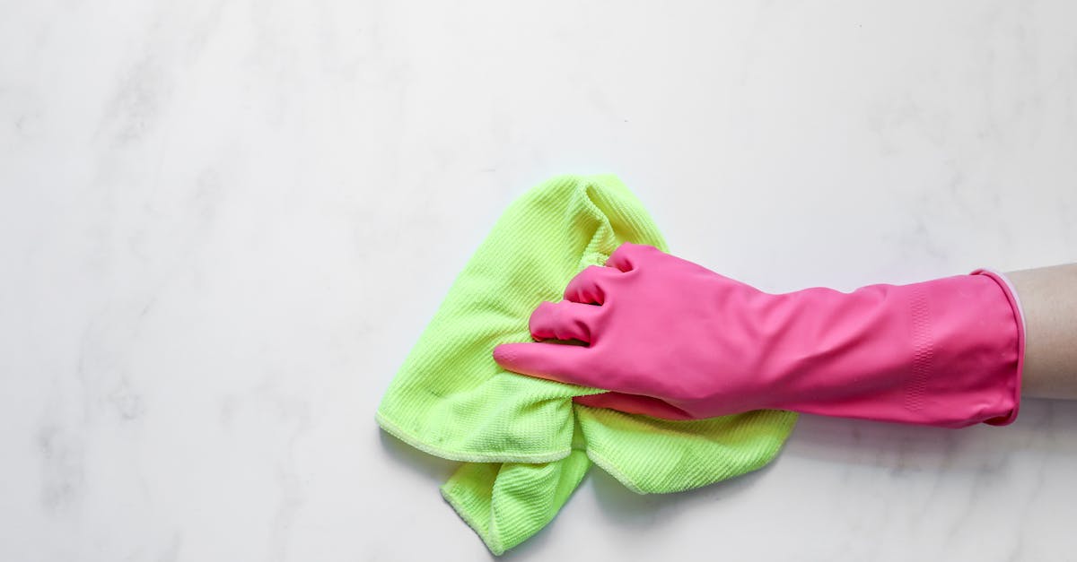 What is an example of green cleaning?